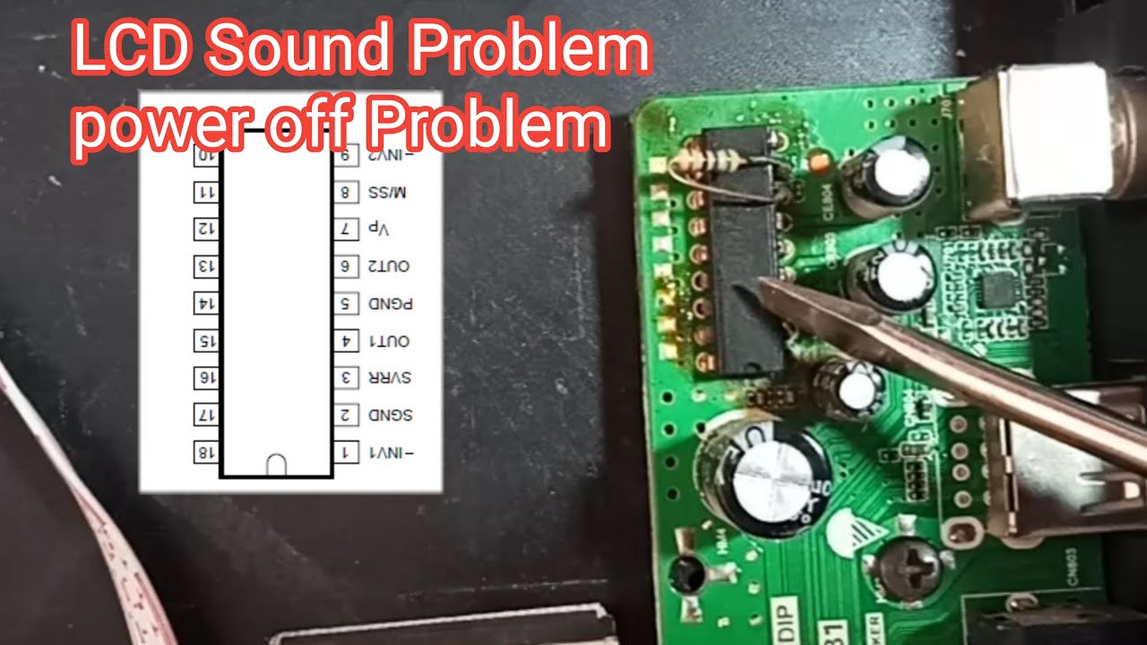 LCD LED Power off | No Sound problem in lcd |