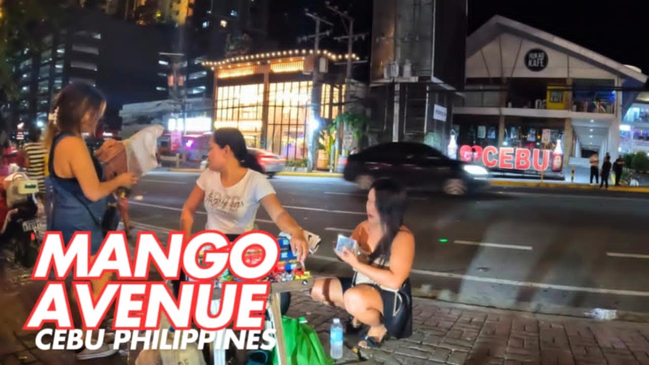 The Real Scene of Mango Avenue at Night | Cebu City Beautiful December 2024