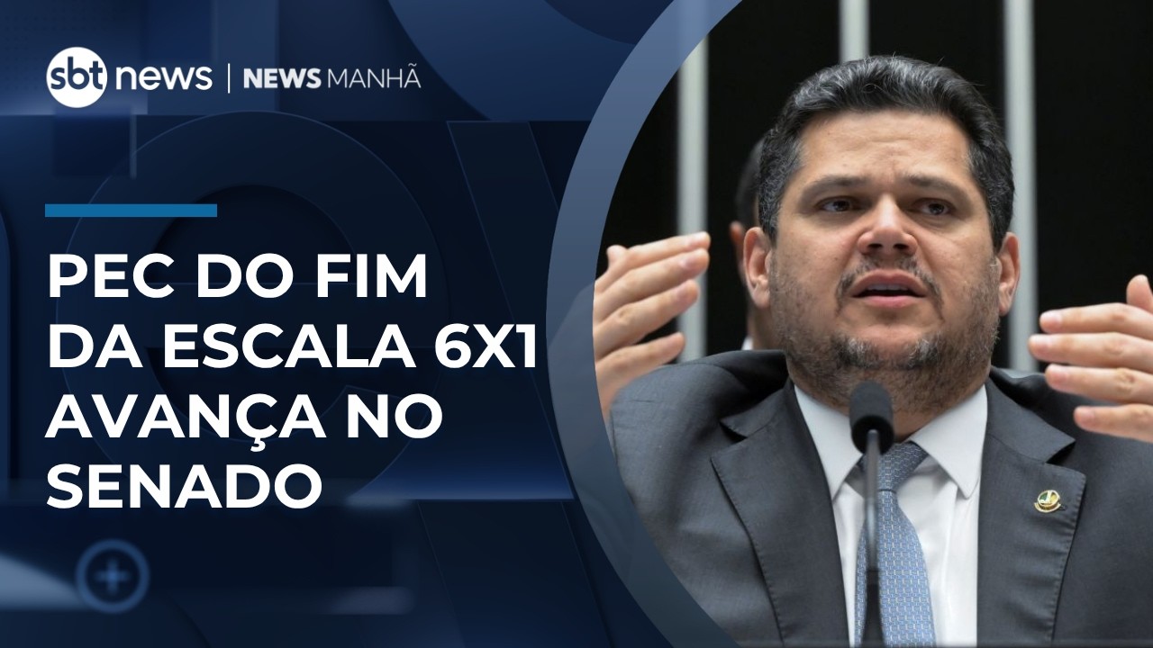 Alcolumbre descarta vota&ccedil;&atilde;o imediata da PEC do 6x1 no Senado | #NewsManh&atilde;