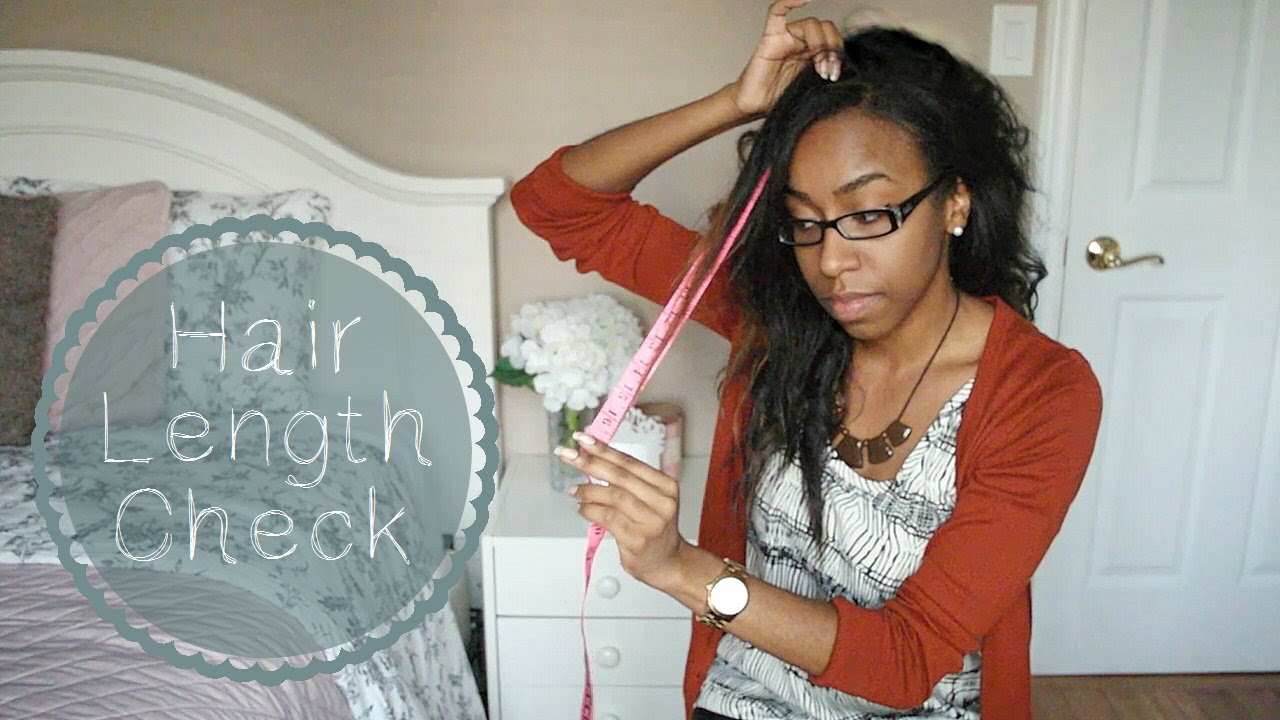 Natural Hair Length Check (3c 4a hair)