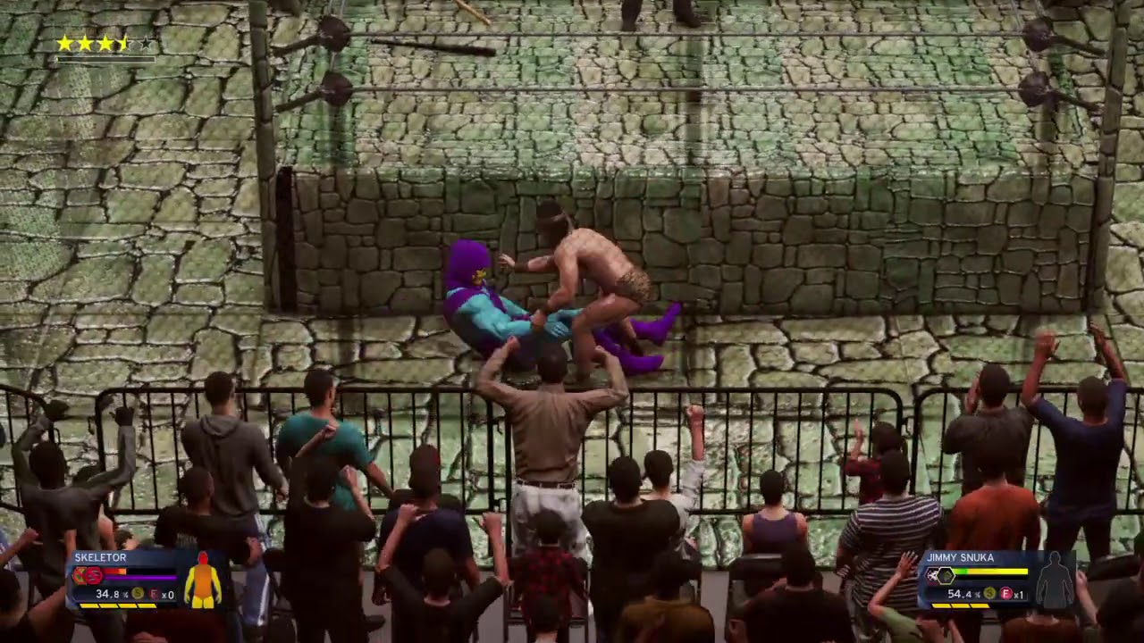 Jimmy Snuka vs Skeletor in Hell in a Cell at Castle Grayskull