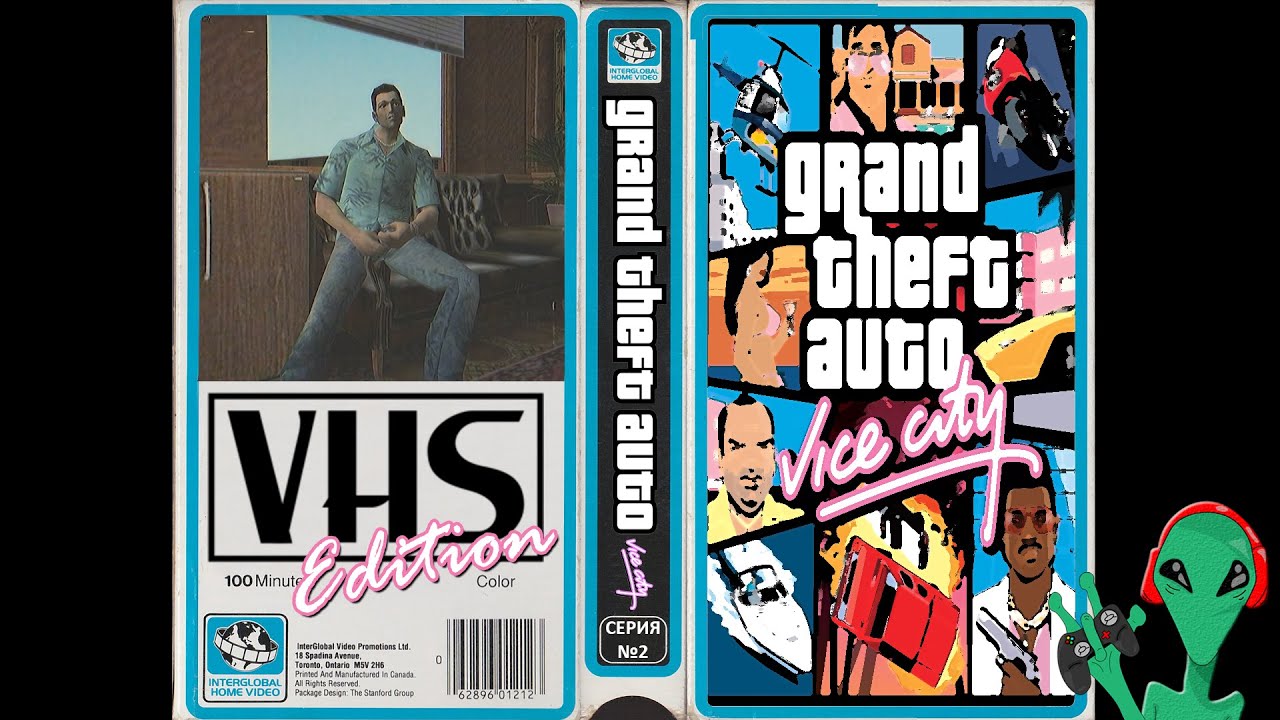 GTA Vice City Вайс Сити VHS Edition Русская Озвучка Новая Модификация Обзор | Прохождение 2