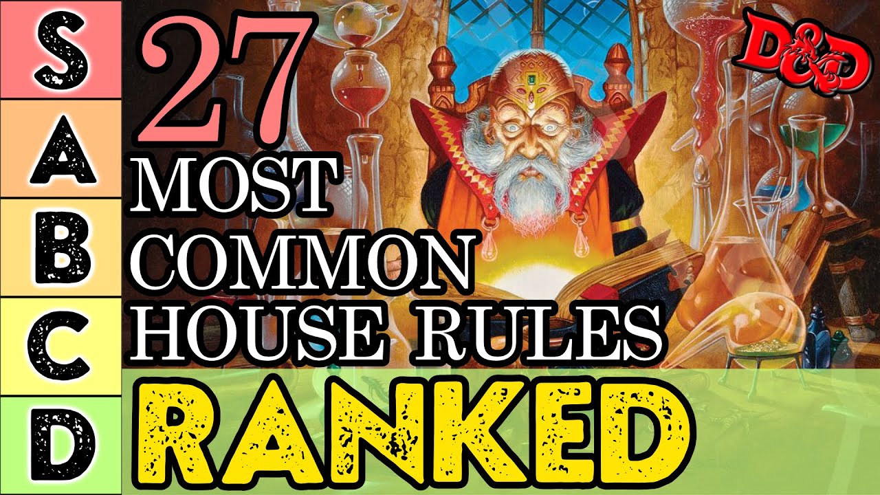 27 Most Popular Dungeon & Dragons 5E House Rules RANKED!