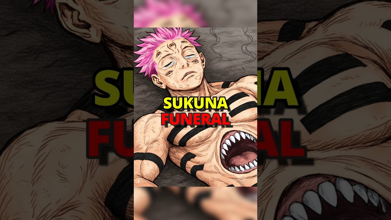 Sukuna's Body after Yuji Killed him is here! #jjk #gojo