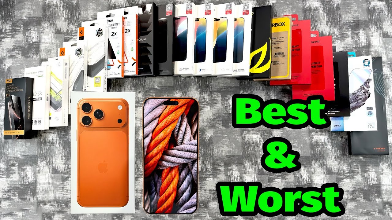 I Reviewed 21 iPhone 17 pro max Screen Protectors  —These Are the Best & Worst!