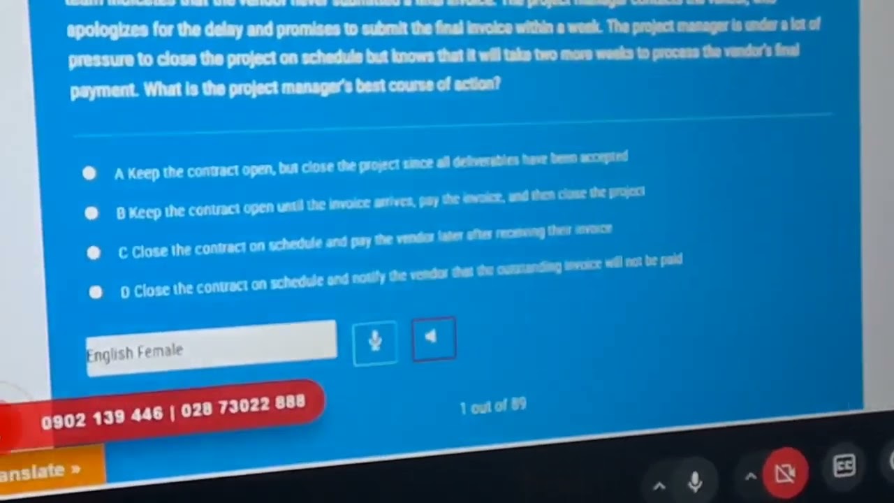 Project Management Professional PMP Class with AI