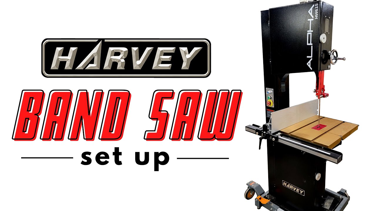New Bandsaw Unboxing and Setup | Harvey Alpha Series HW615