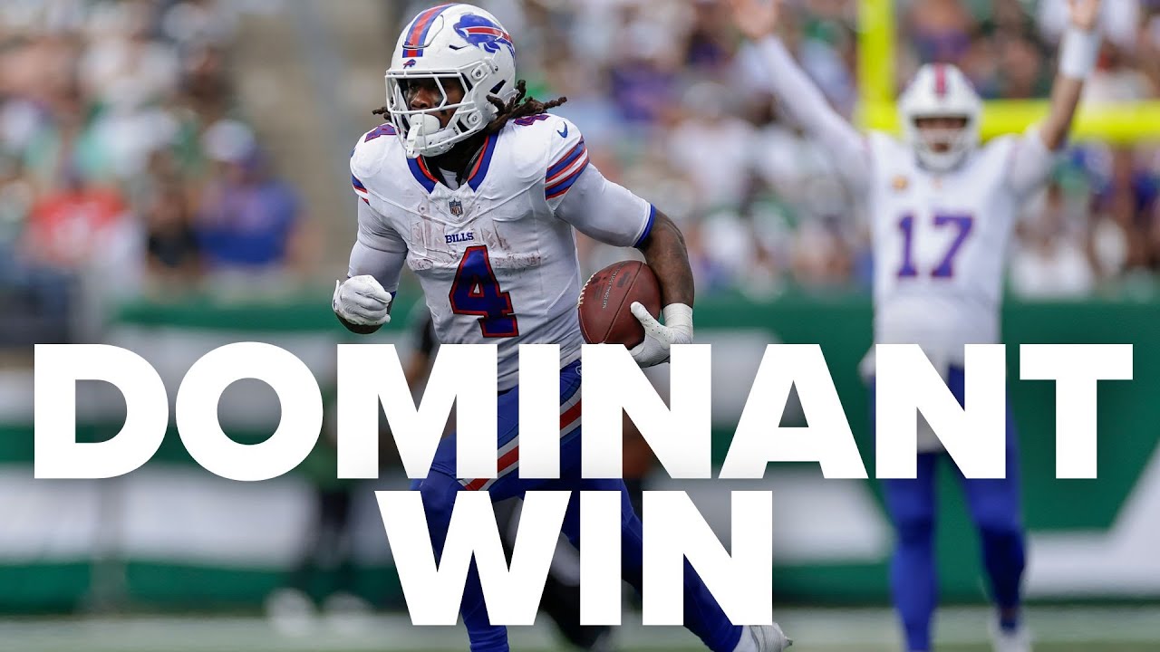 Buffalo Bills defense & run game dominate New York Jets as they improve to 2-0