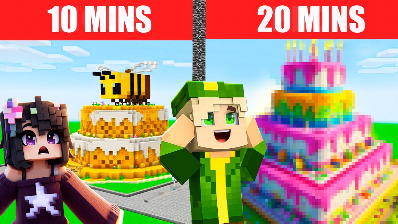 Willyrex me retó a construir *EL MEJOR PASTEL* en Minecraft | Build Battle en #DiosesMC