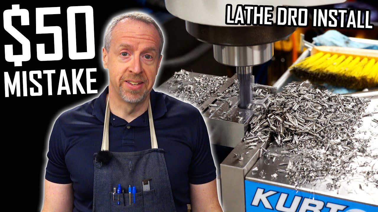 Инструмент за 50 долларов, сломанный! &mdash; Установка цифрового индикатора на небольшой токарный станок