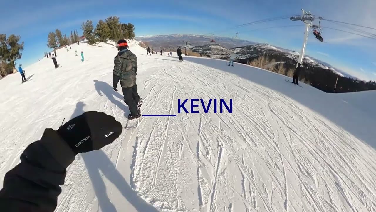 Park City Mountain Resort: HOMERUN down from the top of BONANZA EXPRESS (Full Run)