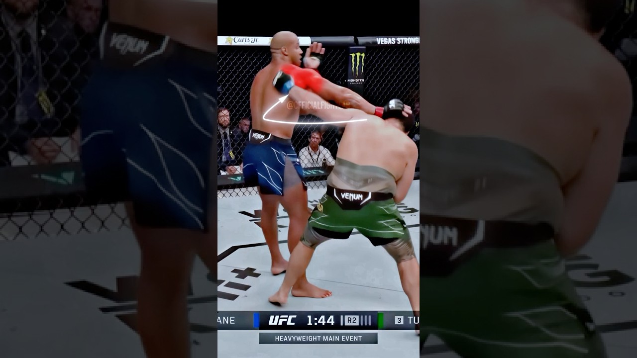 How Tuivasa DROPPED Cyril Gane 👊 |  Technique Breakdown #ufc #breakdown
