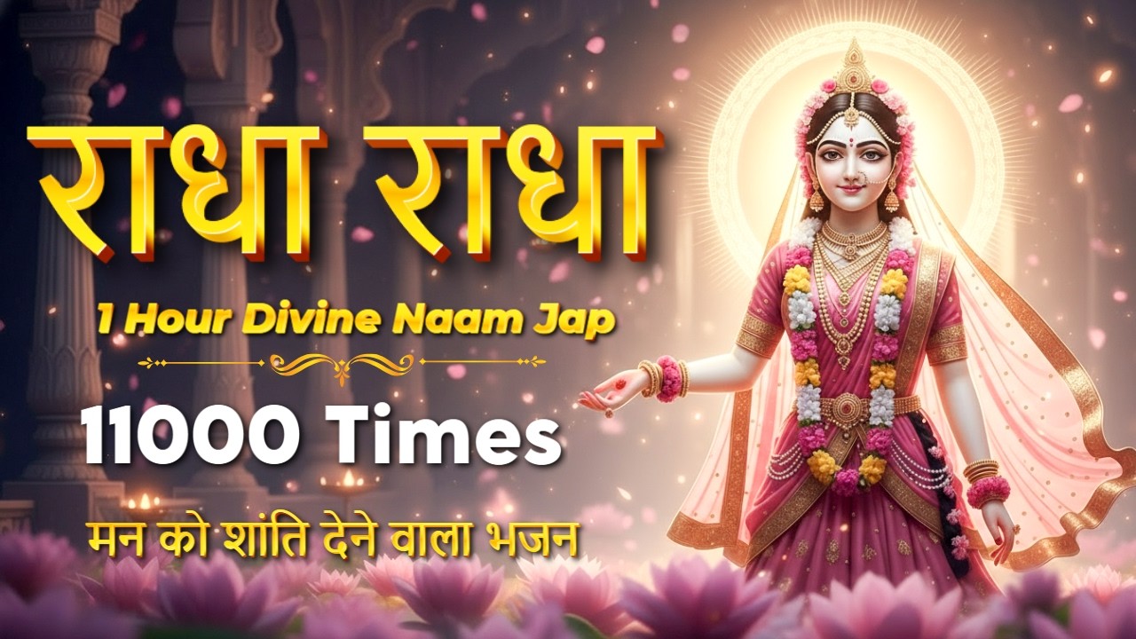 Radha Radha Naam Jap 🌸 Divine Radha Rani | Midnight Bhakti Loop | Calm Your Mind #radhanaamjap