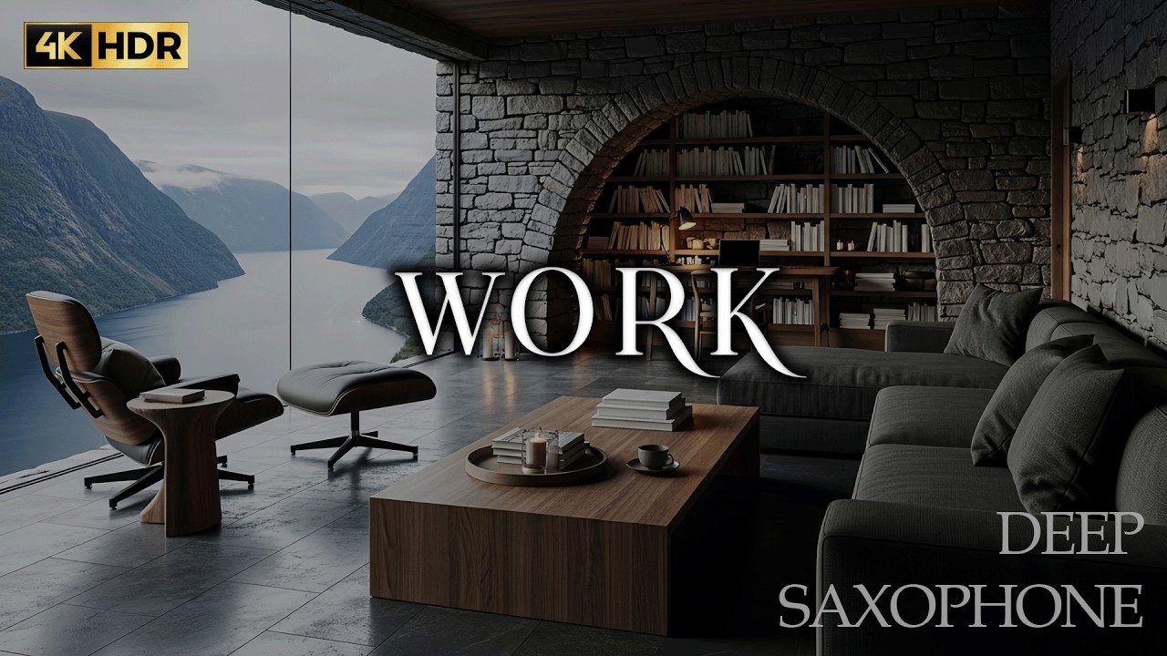 𝐃𝐞𝐞𝐩 𝐖𝐨𝐫𝐤 𝐌𝐮𝐬𝐢𝐜 - Premium Deep Sax Lounge for Calm Work and Mental Clarity | 4K Deep Saxophone