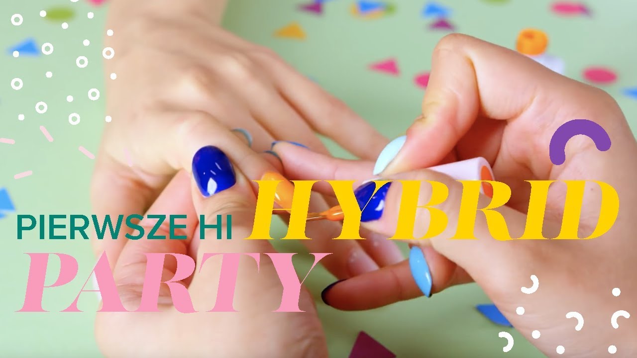 Pierwsze hi hybrid party 🍰 // Jak zrobić manicure hybrydowy?