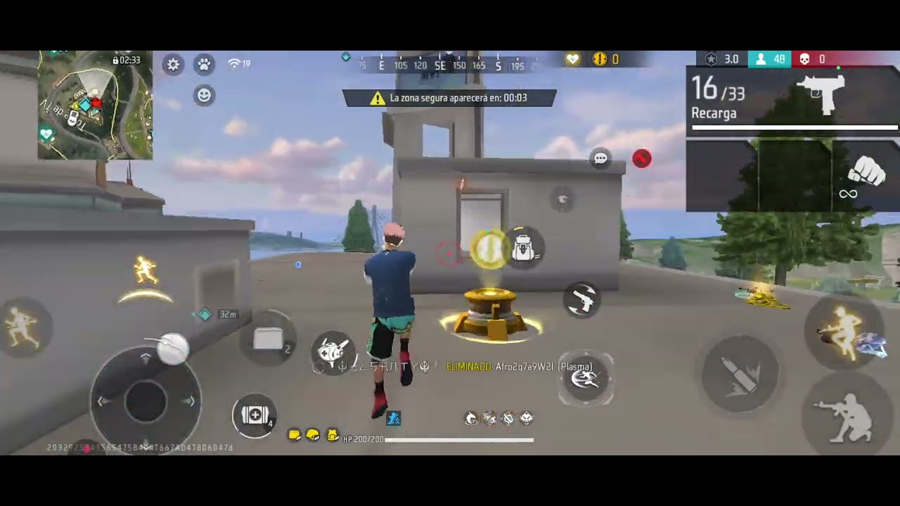 Un día de descanso#freefire #jugando una partida de BR 