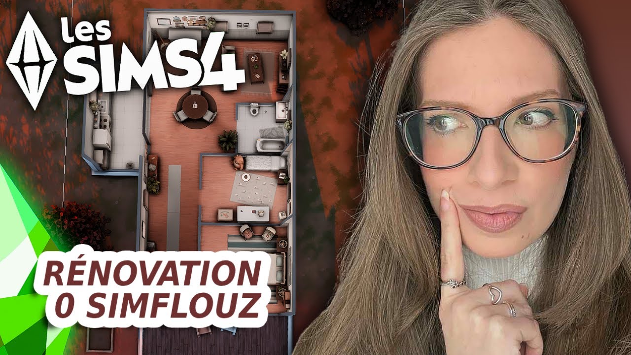 Je rénove cette HORREUR avec 0 Simflouz | Sims 4 Challenge Construction