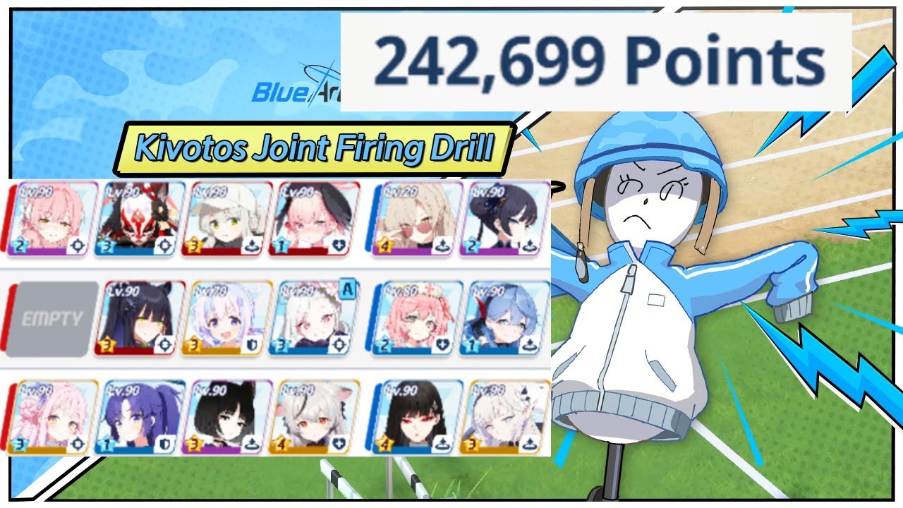 [Blue archive] | Joint Firing Drill 42 - Breakthrough Drill | 242,699 pts