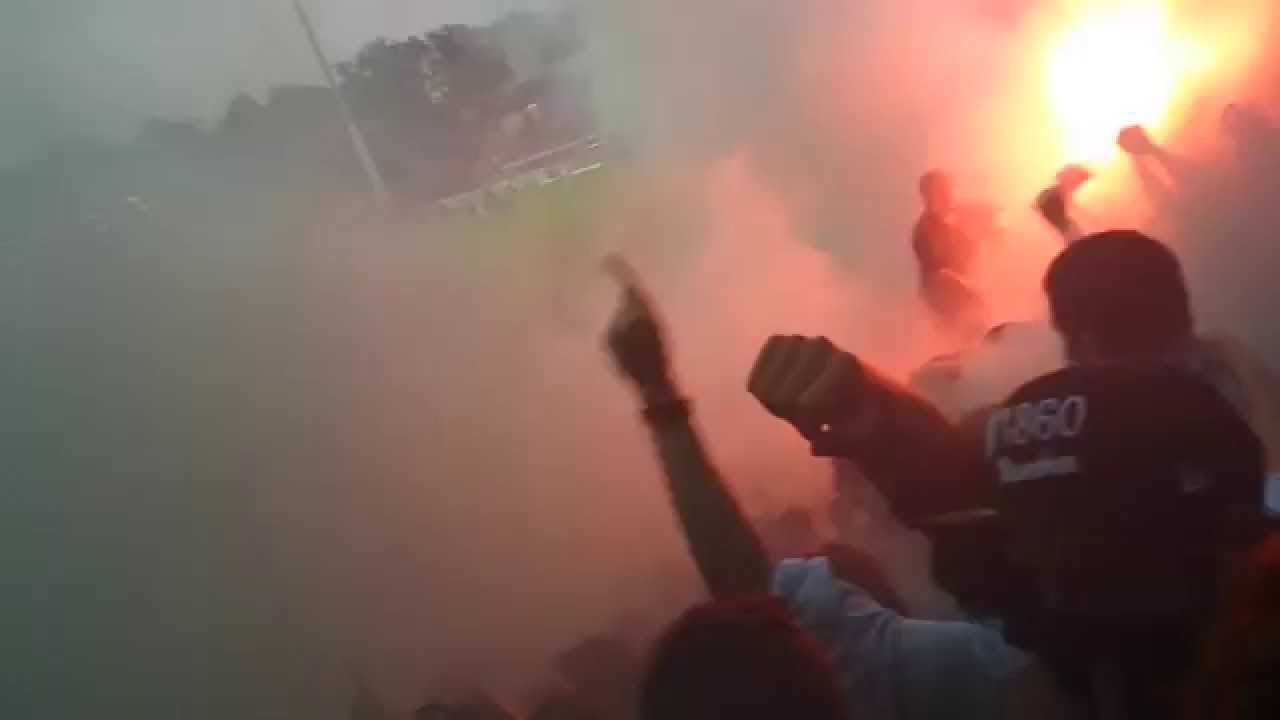 1860 vs aalen Pyro in da kurve