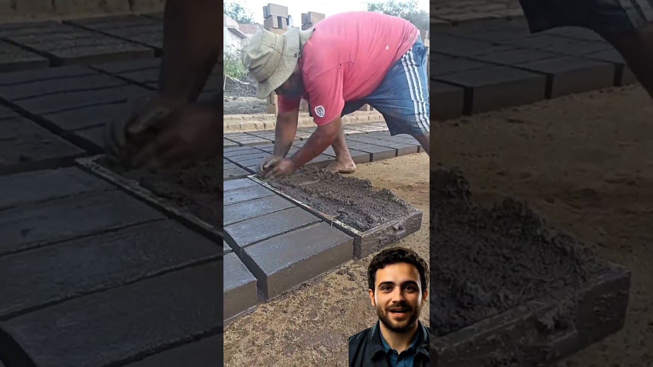 صناعة الطوب بالطريقة التقليدية &ndash; حرفة الأجداد التي تصمد عبر الزمن #صناعة_الطوب #حرفة_تقليدية #عمل