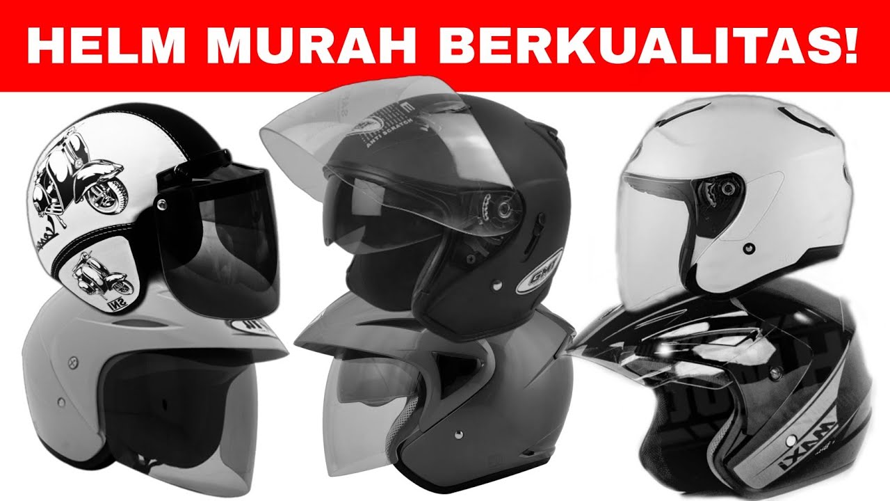 7 HELM MURAH BERKUALITAS HARGA 100 RIBUAN | COCOK UNTUK HARIAN!