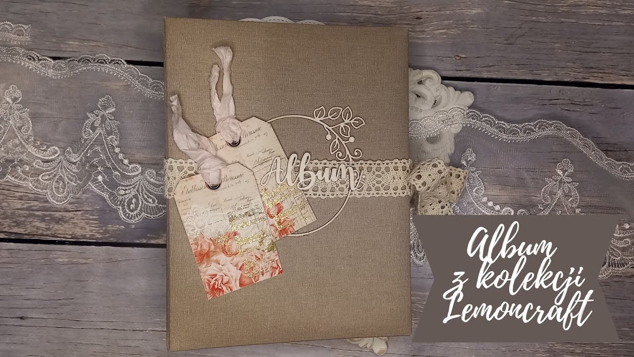 Album Sense and Sensibility Lemoncraft na bazie Eco-scrapbooking