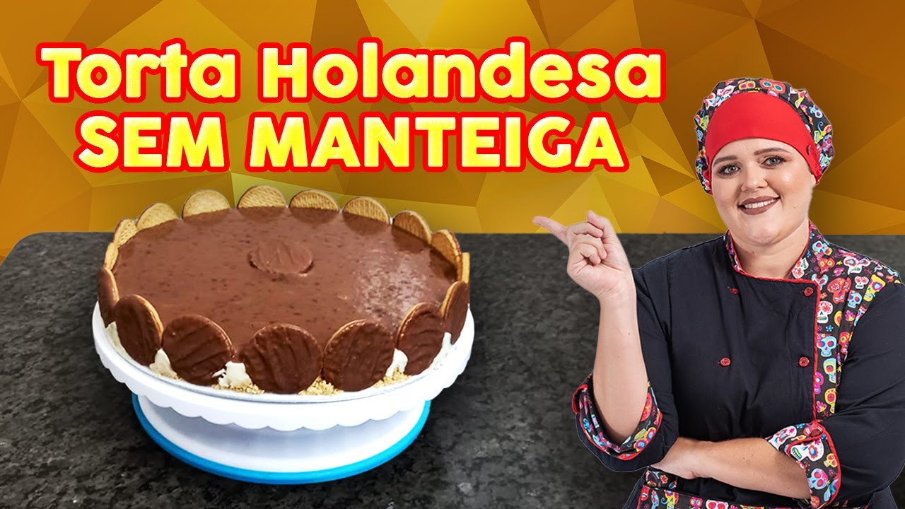 TORTA HOLANDESA ECONÔMICA SEM MANTEIGA! SUPER LEVE E AERADA!