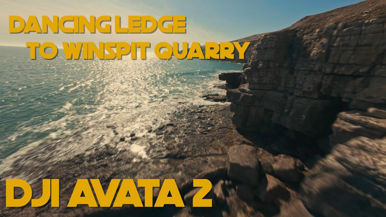 Dancing Ledge, Seacombe & Winspit Quarry in FPV Flight with DJI Avata 2