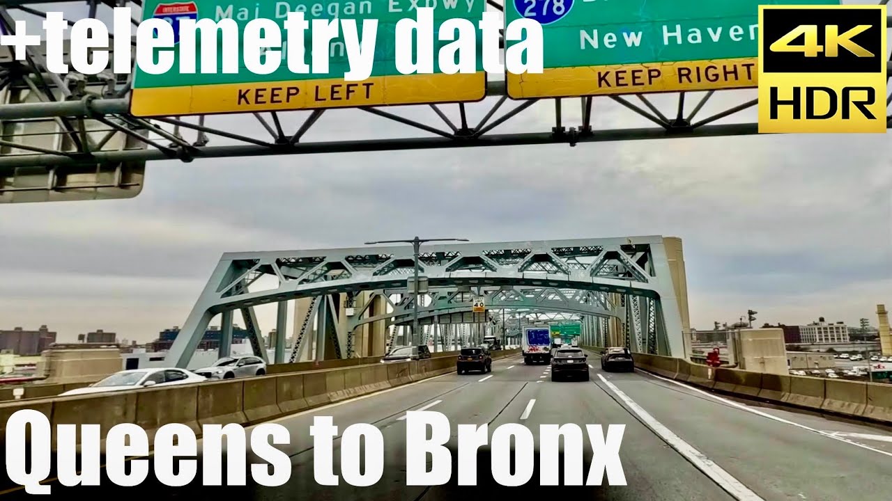 NYC Driving from Queens to Bronx Zoo with Telemetry data