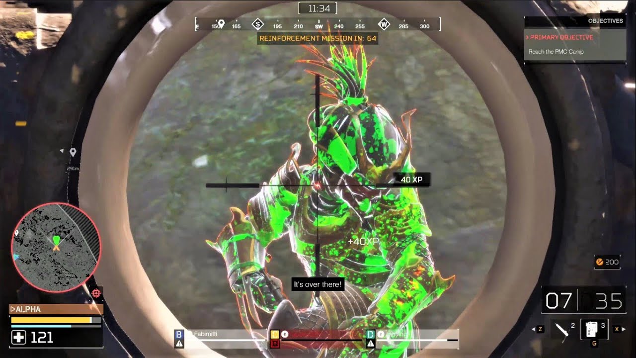 OWLF OPERATIVE SNIPER BUILD Gameplay / Predator Hunting Grounds Fireteam Gameplay PC 2K 60FPS #215