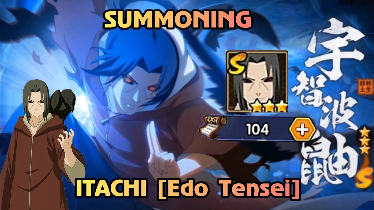SUMMONING ITACHI EDO TENSEI 🔥. 100 Scrolls + Event. Naruto Mobile
