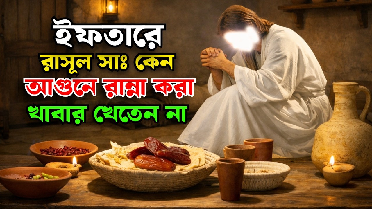 মুহাম্মদ ﷺ এর ইফতারের ঘটনা শুনে আপনার চোখেও পানি চলে আসবে | Muhammad SW Er Ramzan | Ramadan Story