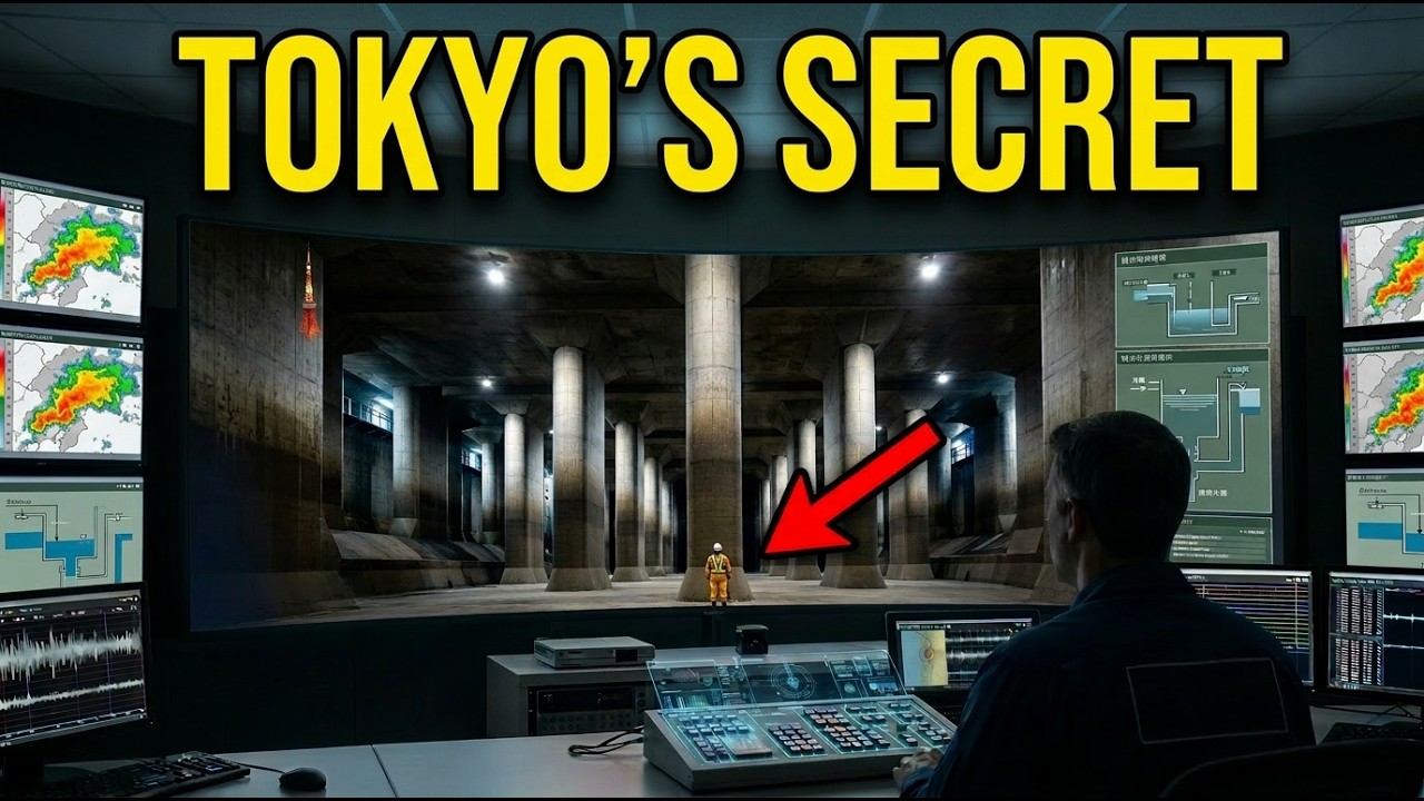 What Engineers BUILT Under Tokyo to Survive Earthquakes Looks Like SCIENCE FICTION