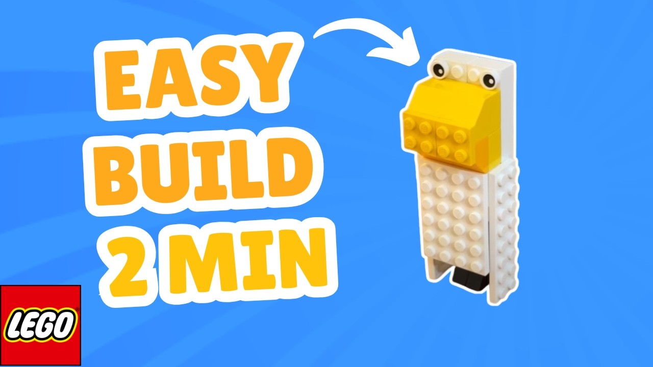 Build a LEGO Pelican in 2 Min (Easy for Kids)