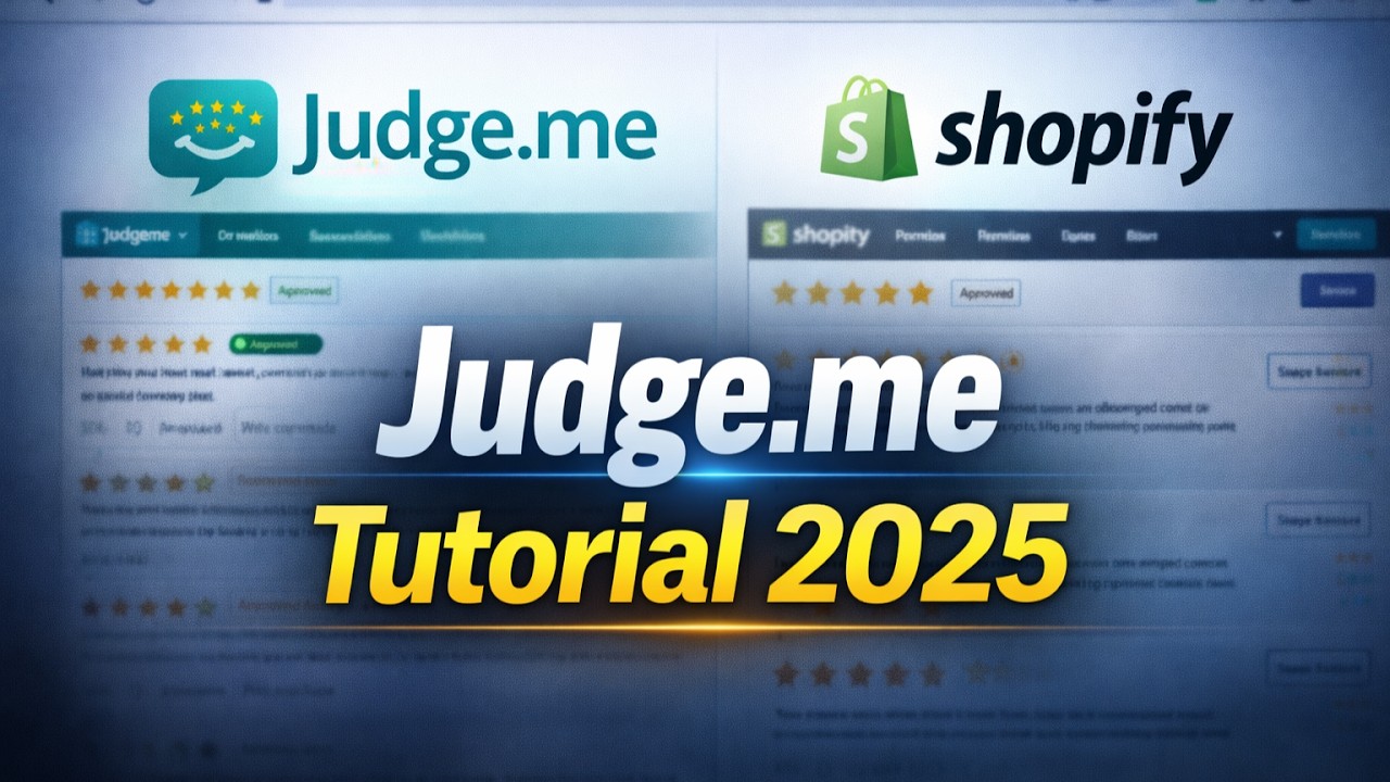 Judge me Tutorial 2025 | Judge Me Reviews Shopify