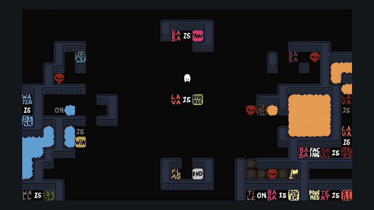 [Escalation] R-01: Lava Is Reverse - Hint & Solution | Baba Is You Custom Level Pack