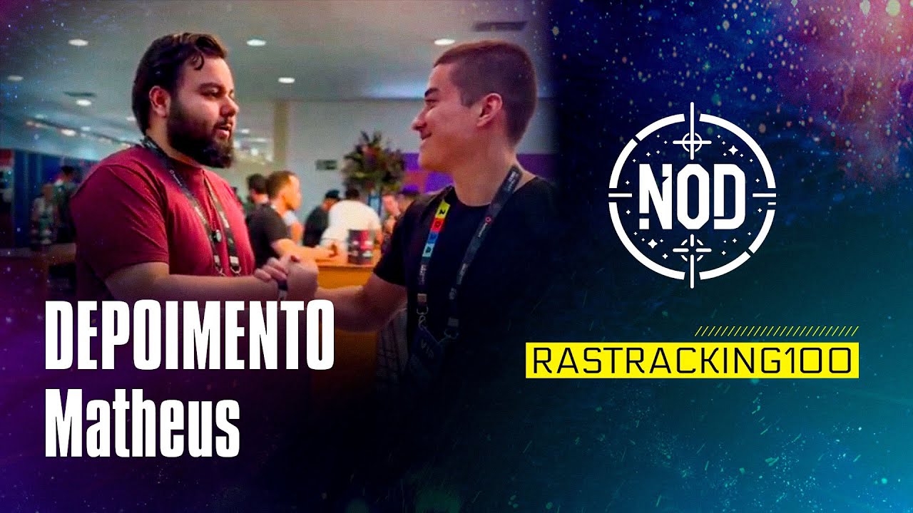 Depoimento Matheus - Comunidade NOD / Rastracking - Dericson Calari e Samuel Choairy