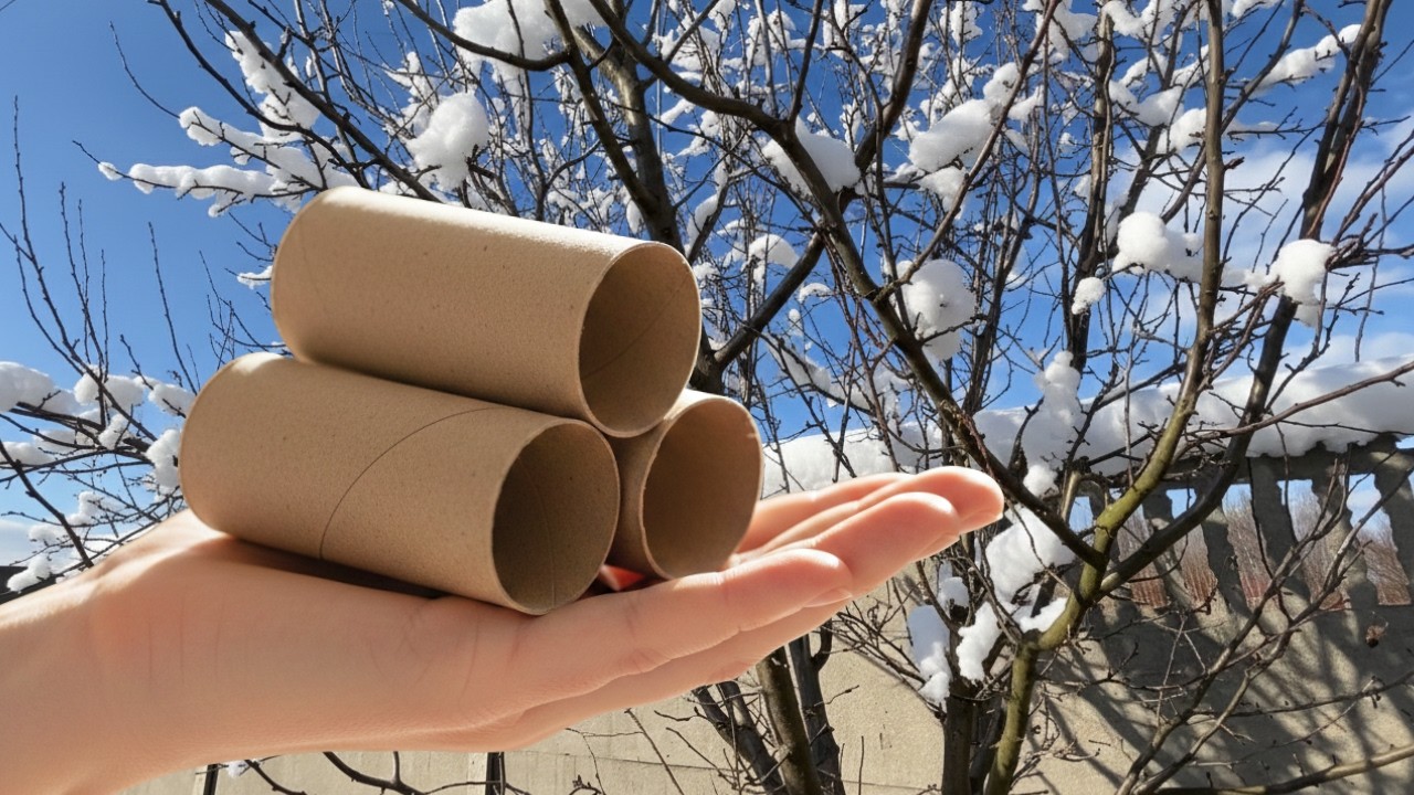 Before You Toss That Cardboard Roll Try This Backyard Trick