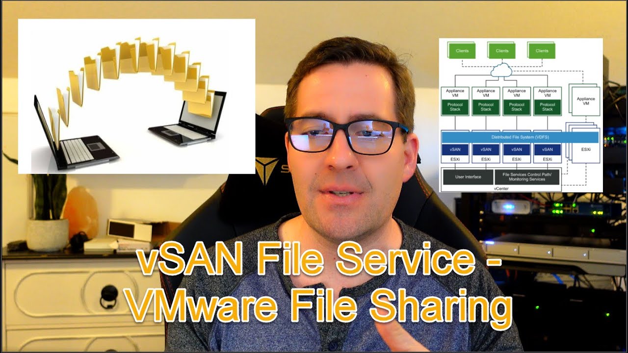 Configure VMware File Sharing with VMware vSAN File Service running on top of vSAN object storage