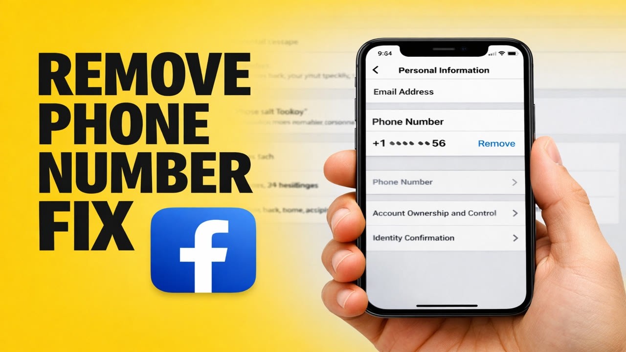 How To Remove Phone Number From Facebook Without WhatsApp Code (2026)