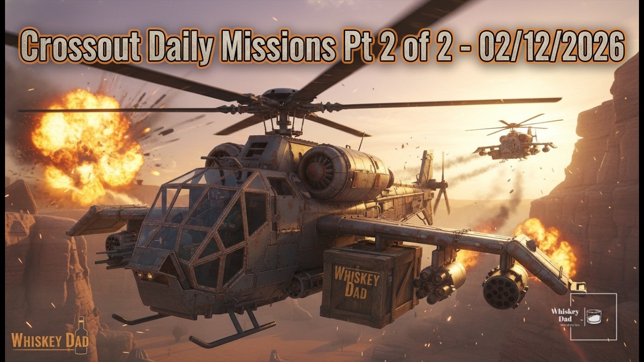 Crossout Daily Missions Pt 2 of 2 - This Build Is Rotorly Insane - 02/12/2026