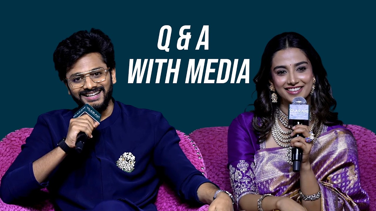 Teja Sajja & Meenakshi Chaudhary Q & A With Media
