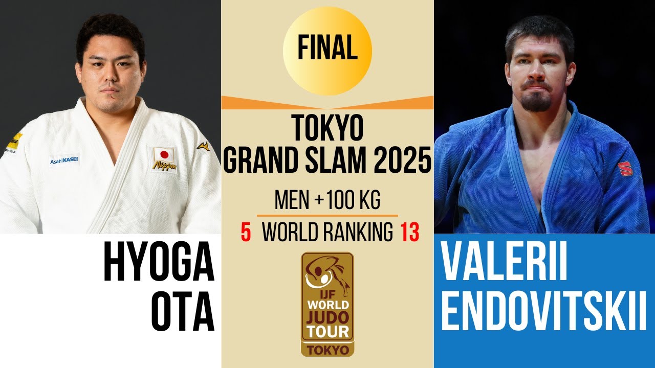Hyoga OTA VS Valerii ENDOVITSKII | TOKYO Grand Slam 2025 | GOLD +100 kg