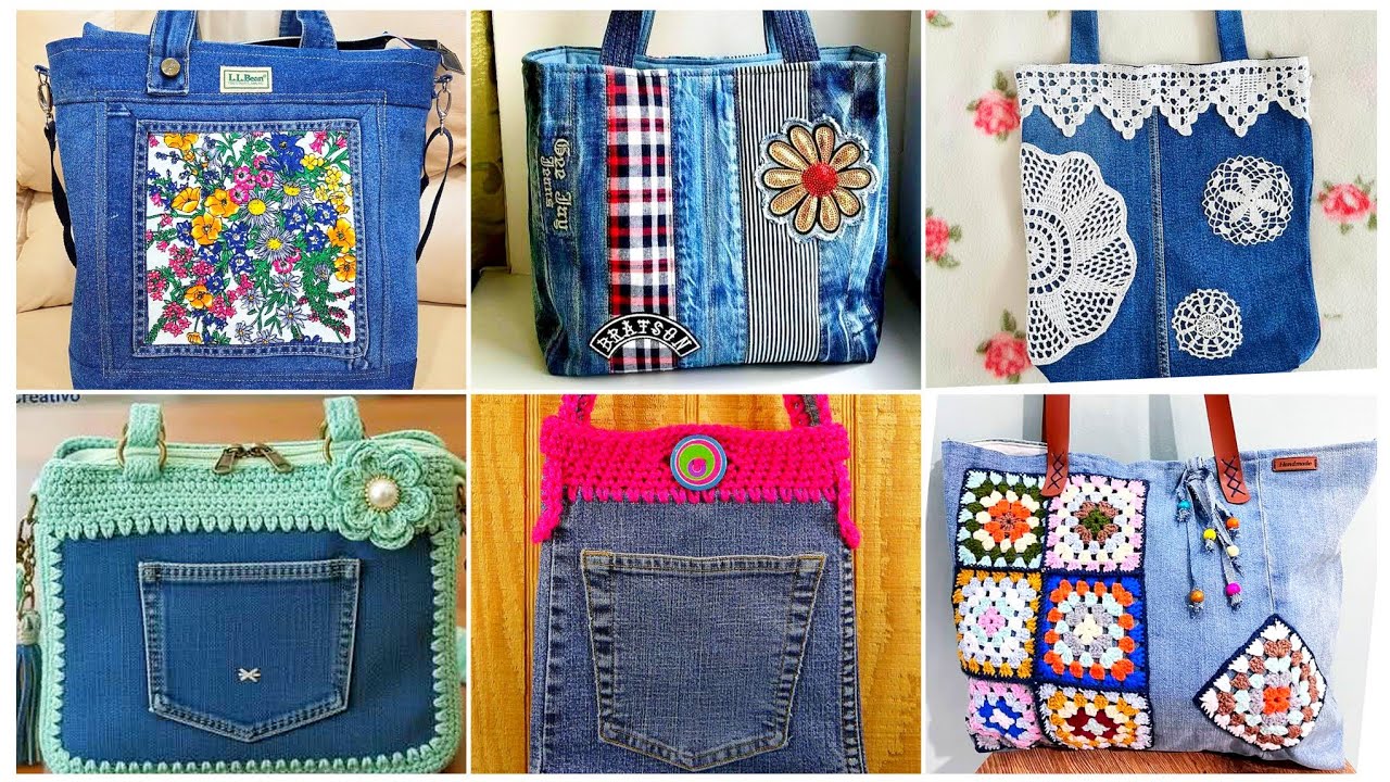 Easy DIY Denim Bags for Beginners | Step-by-Step TutorialFashionable Denim Handbags | Must-Try Craft
