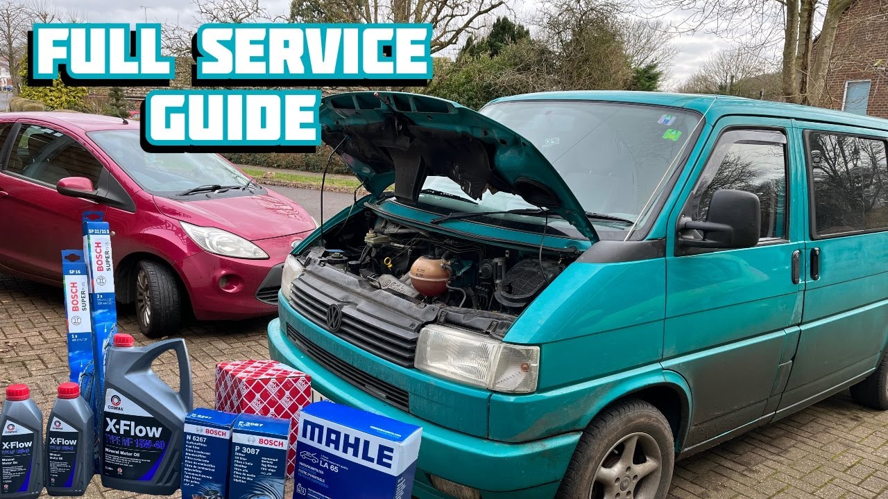 I SERVICE MY 1996 VW T4 CAMPERVAN! *FULL SERVICE*