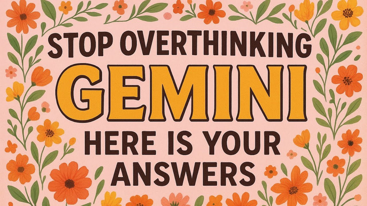 Gemini ♊ stop overthinking, your current situation is going to change 💫❤️....they are coming 🔥🪽