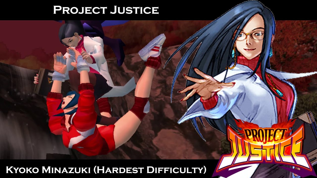 Project Justice - Kyoko Minazuki (w/ Zaki and Chairperson) (Hardest Difficulty)