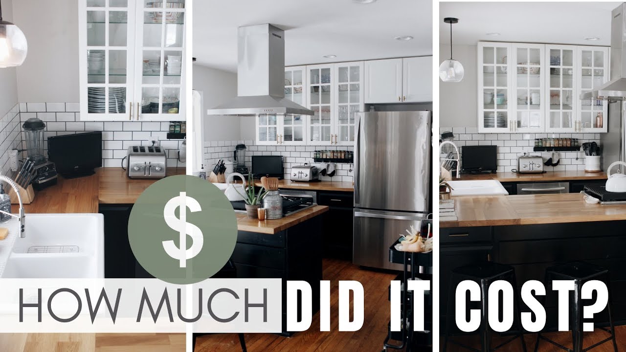 FULL Cost Breakdown | DIY IKEA Modern Farmhouse Kitchen Renovation