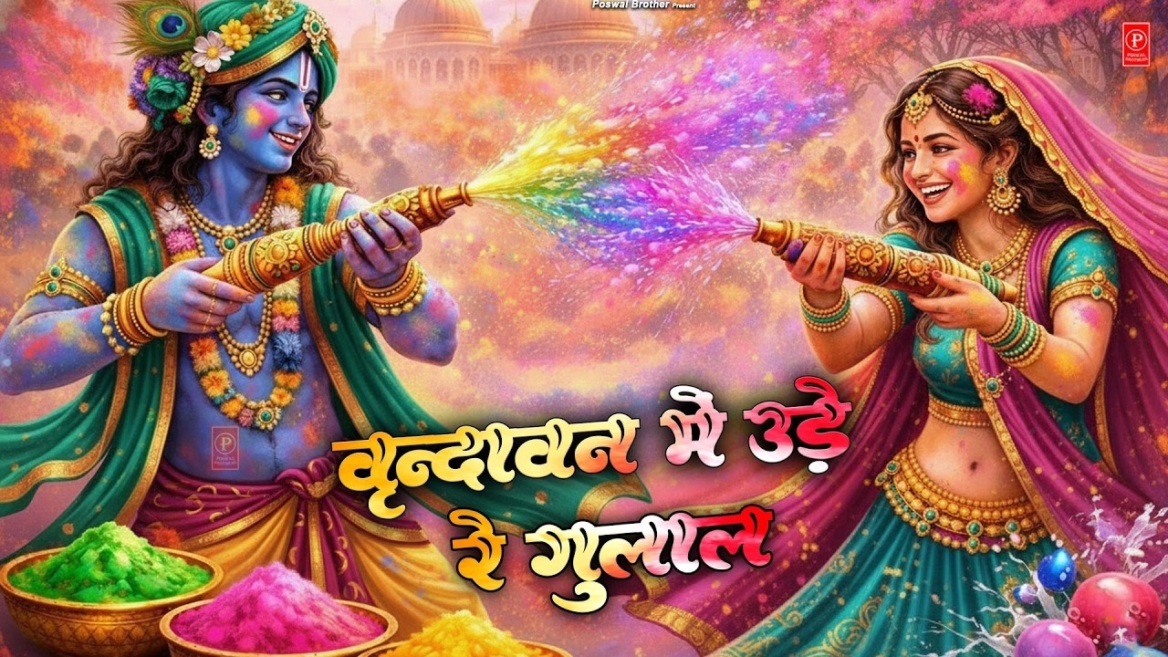 Vrindavan Mein Ude Re Gulal   वृन्दावन में उड़े रे गुलाल कह दो राधा रानी से   Holi Bhajan #holi