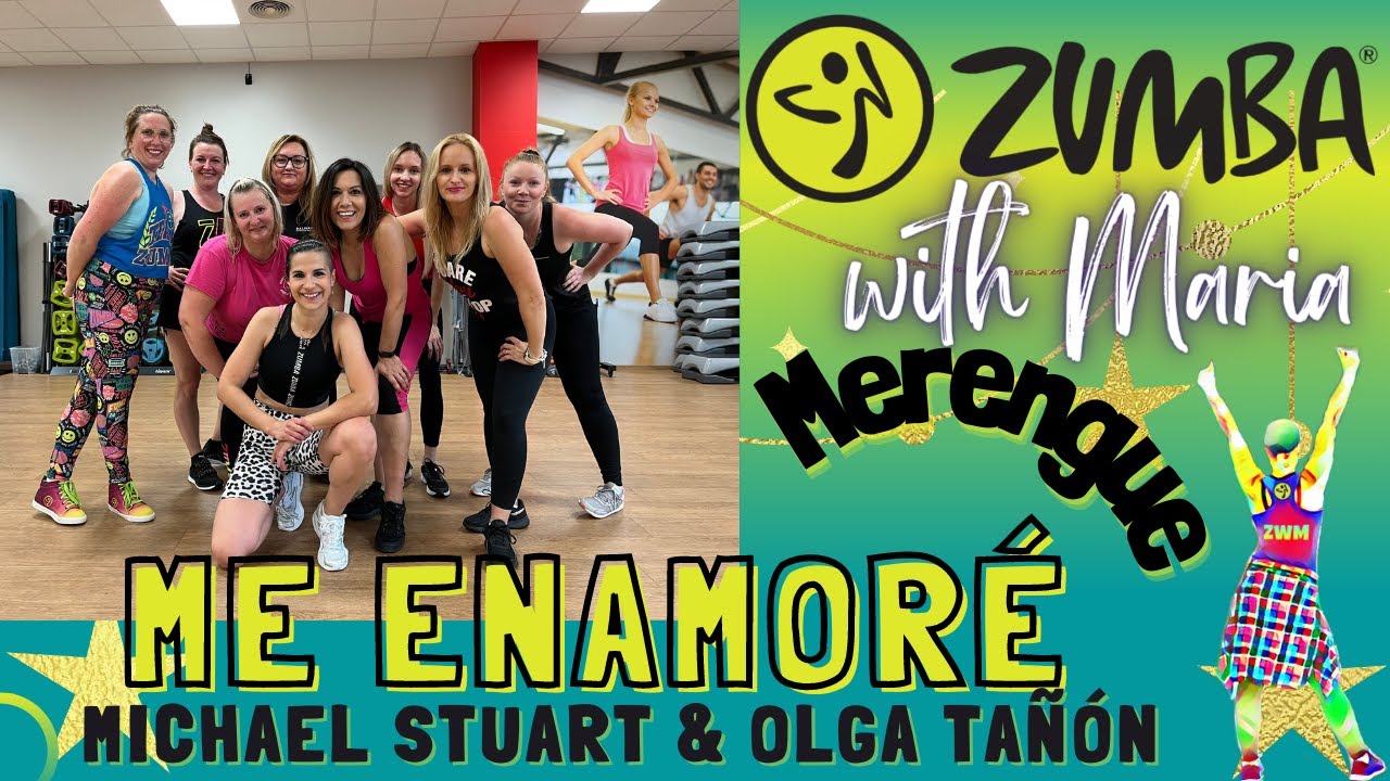 Michael Stuart & Olga Tañón - Me Enamoré (Remix) - ZUMBA® - choreo by Maria - merengue